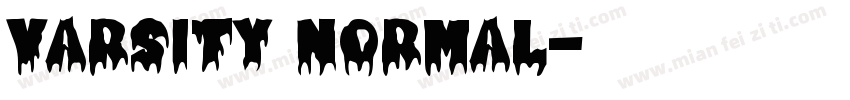 Varsity Normal字体转换